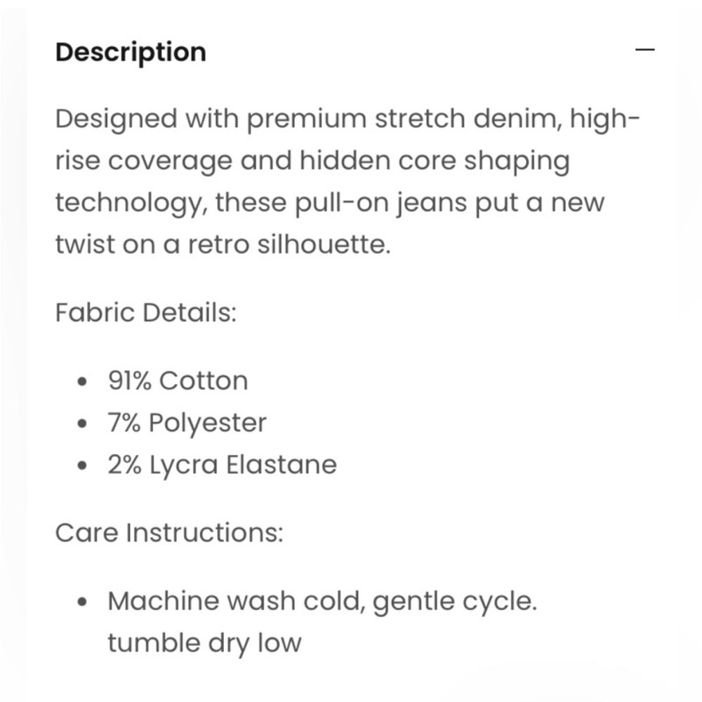 SPANX Wide Leg stretch Jeans - Picture 6 of 6
